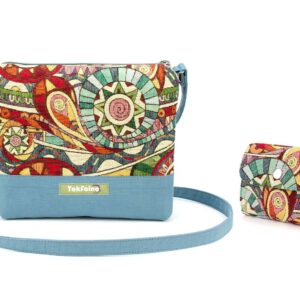 Bag Set "Pale Cornflower" with Wallet
