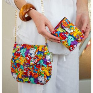Small Bag Set "Cat Festival" with Wallet