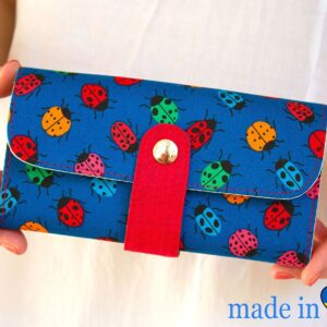 Wallet "Bugs on Blue"