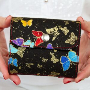 Wallet "Butterflies at Night" Mini