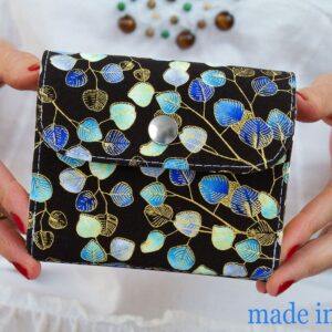 Wallet "Blue Leaves" Mini