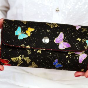 Wallet "Butterflies at Night"