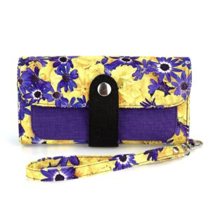 Wallet "Cinerarias" with Strap