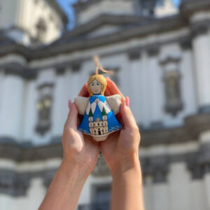 Handmade Textile Angel – Ternopil Cathedral
