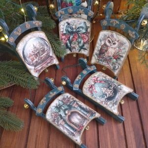 Christmas Sled Ornament