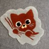 Ginger Cat Handmade Rug 50 × 38 cm
