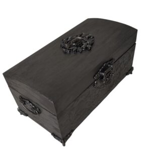 Gray Wooden Jewelry Box 21 × 11 × 10 cm