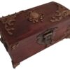 Brown Wooden Jewelry Box 21×11×10 cm