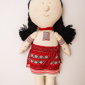 Текстильна лялька ручної роботи в українському стилі -- handmade іграшка для подарунка